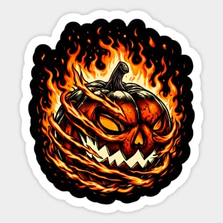 Fire halloween Sticker